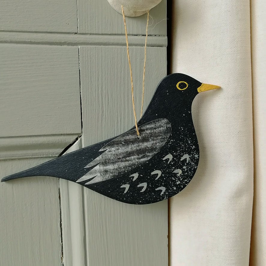 Image of Blackbird Ornament