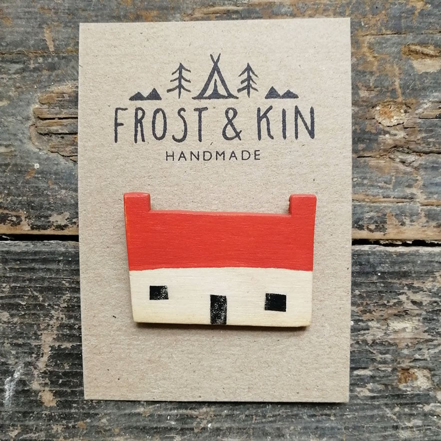Image of Long House Brooch