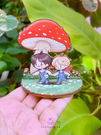 Image 1 of Vmin In Mushroomland Wooden Standee [2nd Batch]