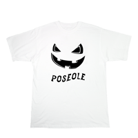 T-shirt blanc - Citrouille noire