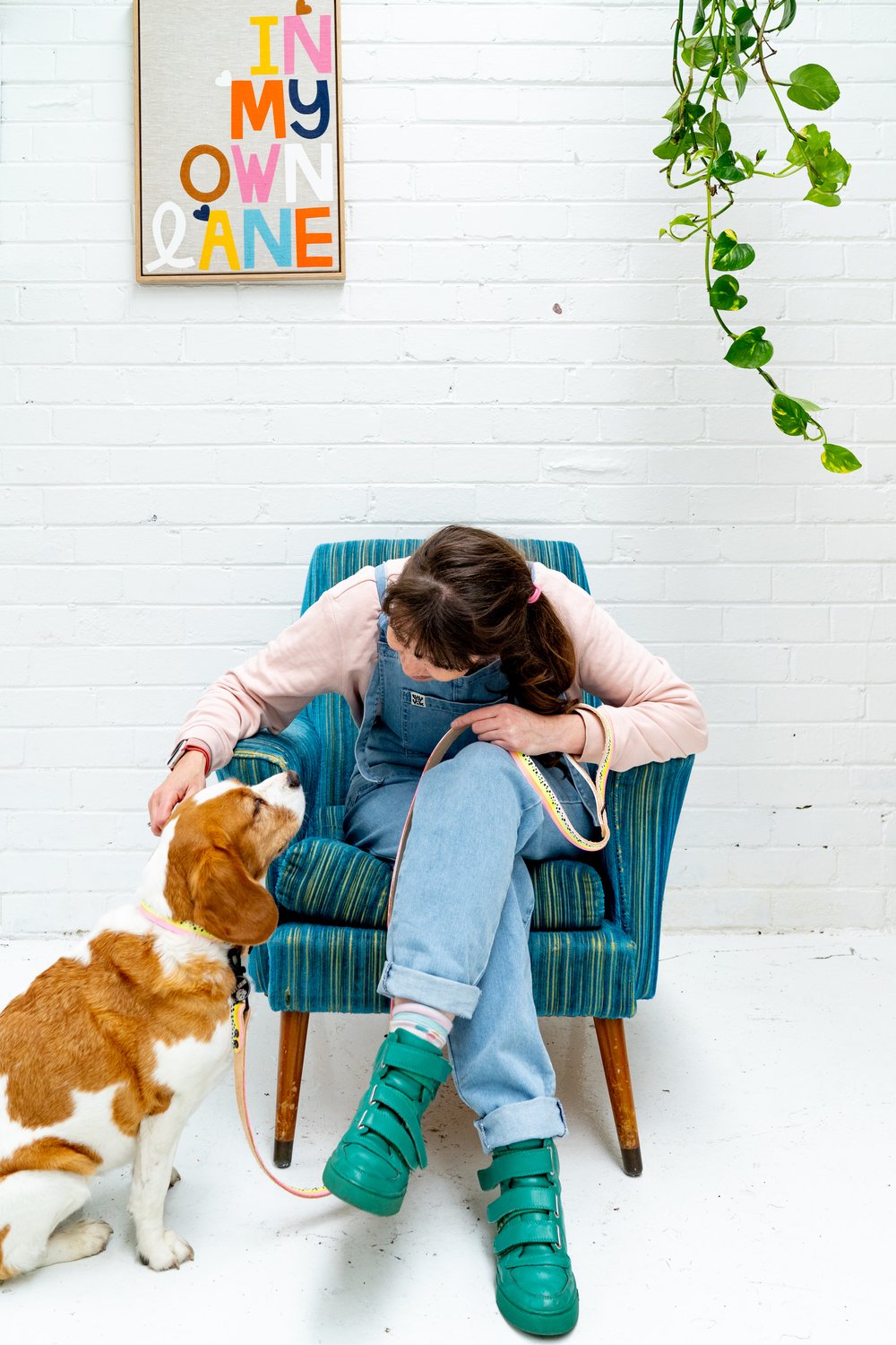 'Sunny Days' Leather Collar
