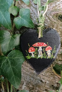 Image 1 of Fly Agaric gold & green