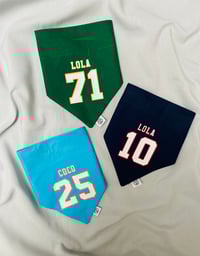 Image 1 of Football jersey personalised bandana 