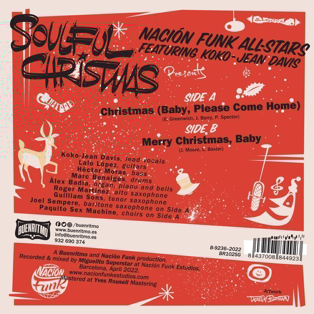Nación Funk All-Stars Feat. Koko-Jean Davis "Soulful Christmas" 7"