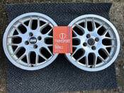 Image of Pair of Genuine BBS RX214 16" 4x100 Alloy Wheels USED