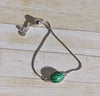 Sterling Silver Malachite Bracelet