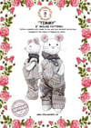 Timmy the Mouse 8 inch sewing pattern, with full instructions UK Made