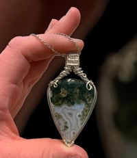 Image 2 of Moss agate in silver 