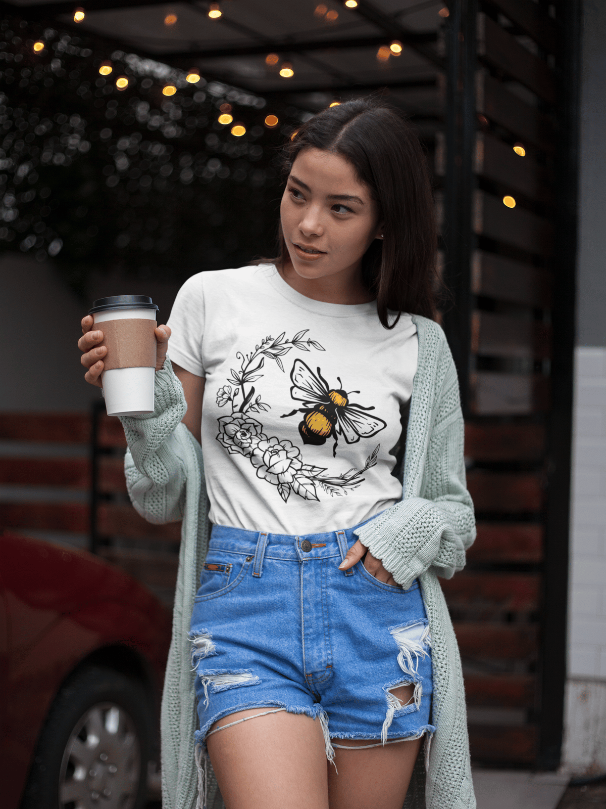Image of Bee Floral