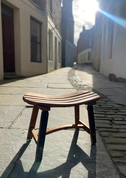 Image of Small Whisky Barrel Bench