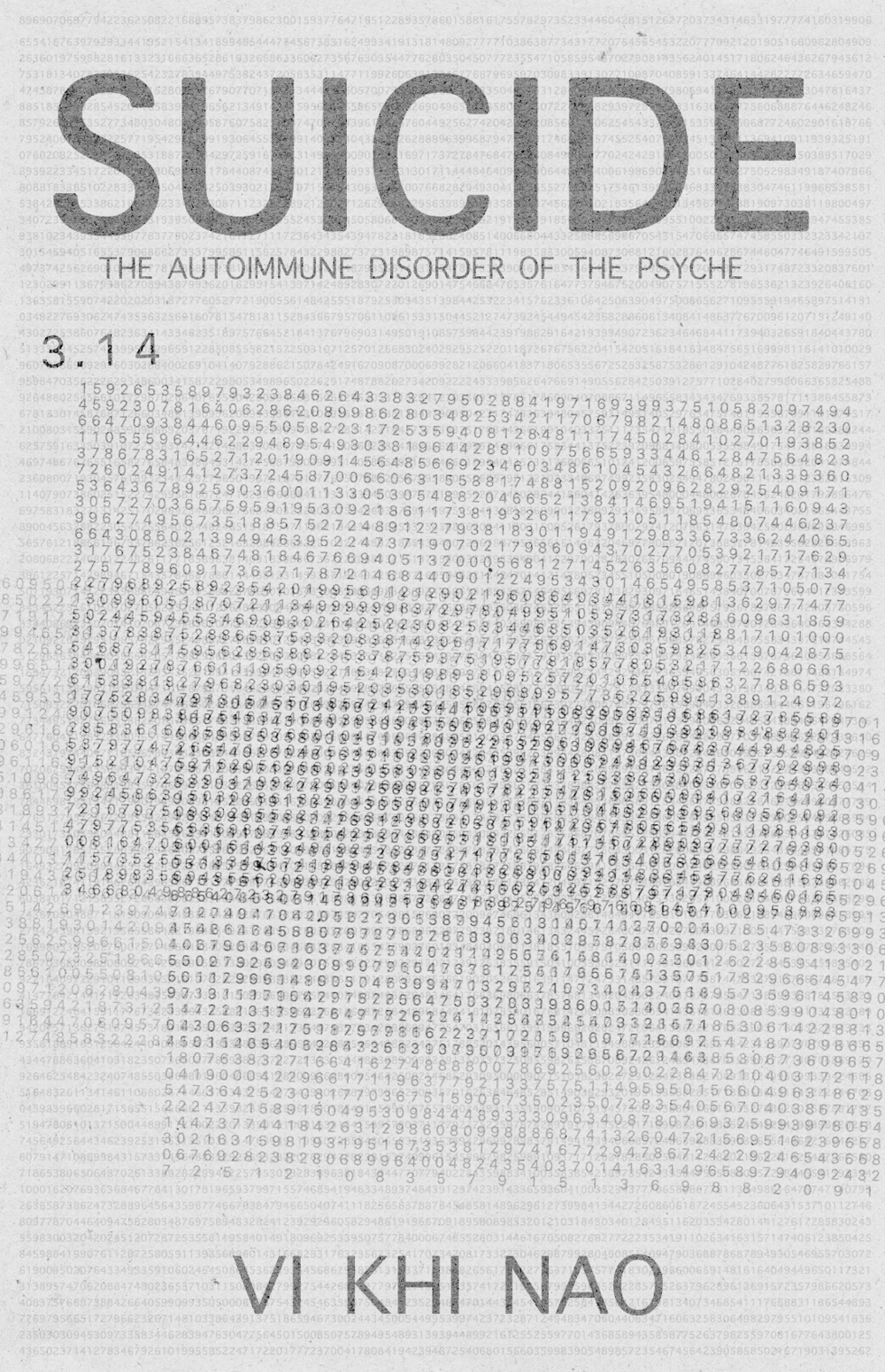 Suicide: The Autoimmune Disorder of the Psyche by Vi Khi Nao [OUT NOW!]