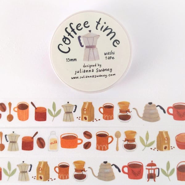 Image of Coffee Time Washi Tape