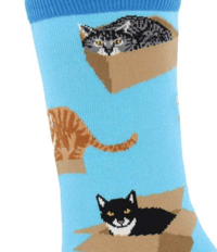 Image 3 of Cat in a Box Socks