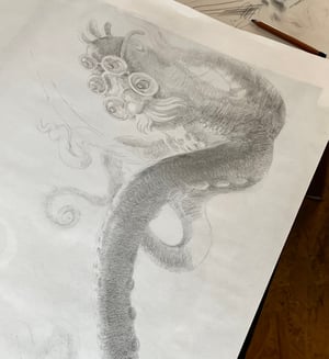 Image of Original Drawing "Octopus Teacher"