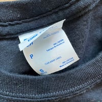 Image 3 of Skull Head on Black T-shirt w/ Orange Print - Women's S