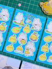 Image 1 of Chimken & Tokki Sticker Sheet