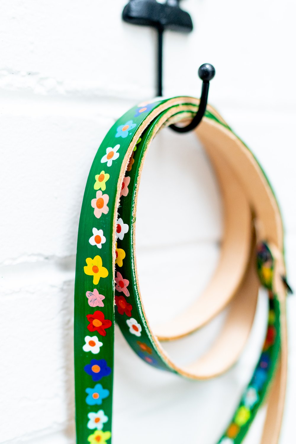 'Jade's Bouquet' Leather Lead