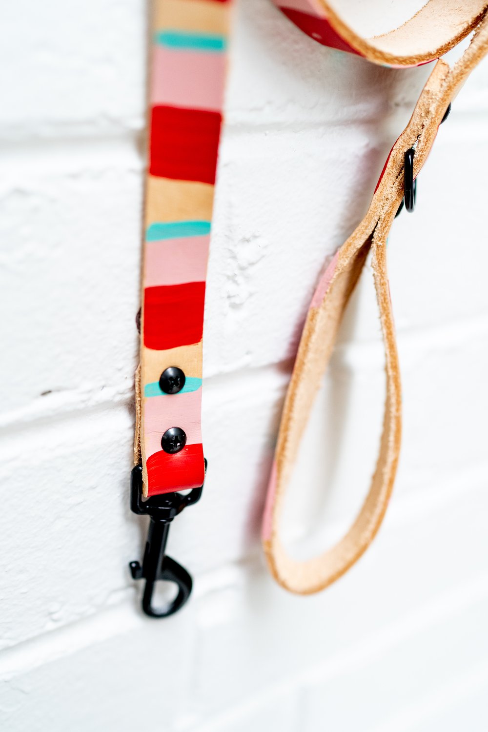 'Tommy's Streak' Leather Lead