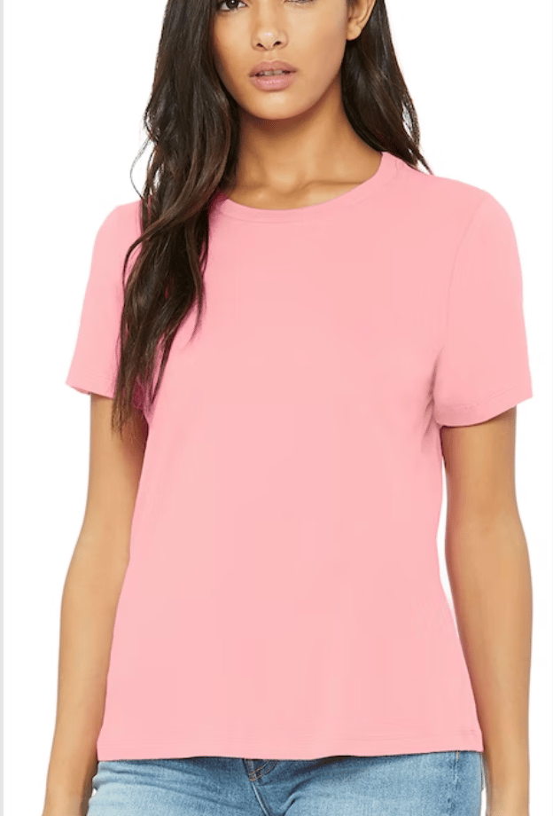 Pianpianzi Womens Tops Work T Shirt Blank Breast Cancer Shirts for