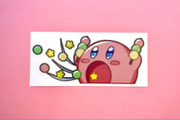 Kirby Dango - Weatherproof Holographic Decal