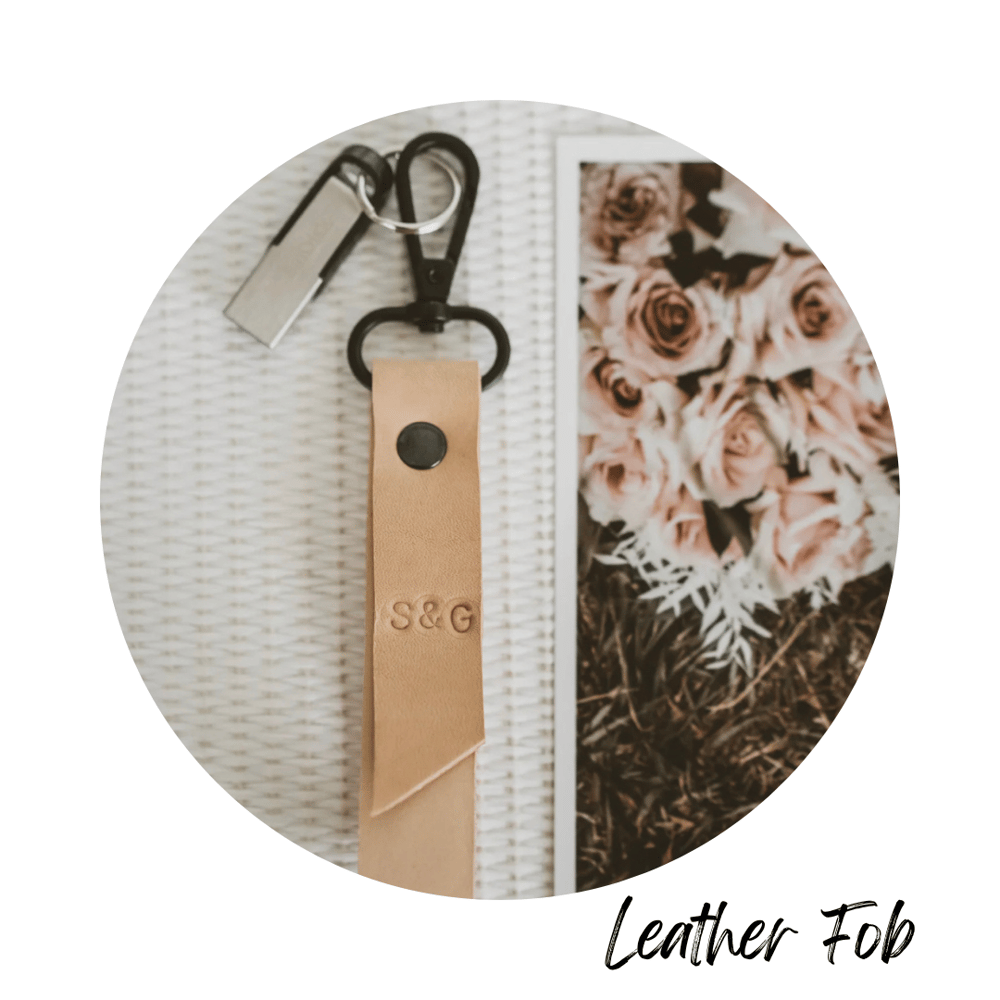 Leather Fob (Optional personalisation)