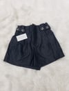 Faux Leather Shorts 