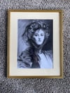 "Lady Helen Vincent" charcoal drawing