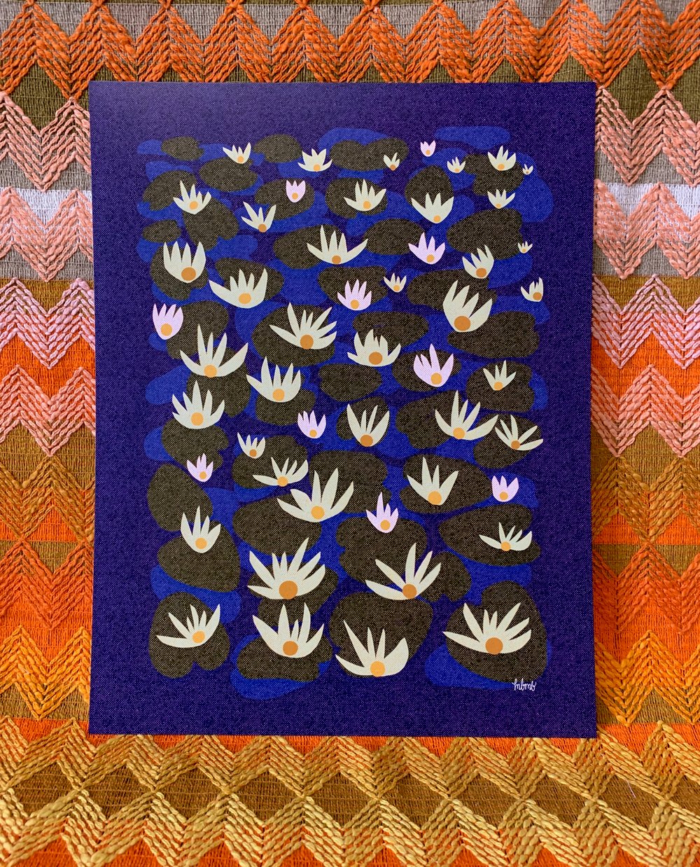 Water Lillies-11 x 14 print