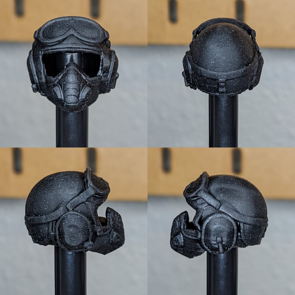 Mutt Head And Helmet