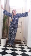 Body Paint 'Art School' Mono Jumpsuit in Vegan Faux-Silk. 