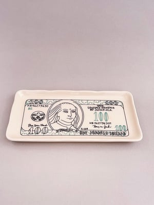 Dollar Ceramic Trinket Dish