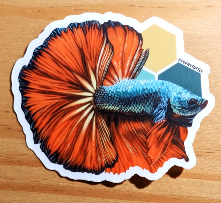 Image of Betta Sticker