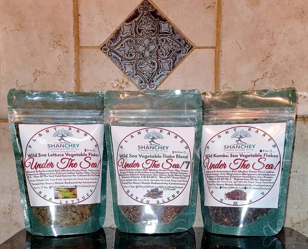 UNDER THE SEA! Wild Ocean Plant Leaves/Flakes/Red Seaweed- Brain Food-Toxins-Alzheimer-Bones-B12