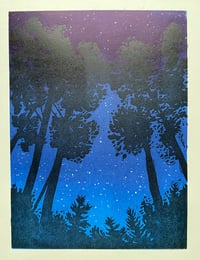 Image 4 of  New England Nocturne -Limited Edition Linocut Print