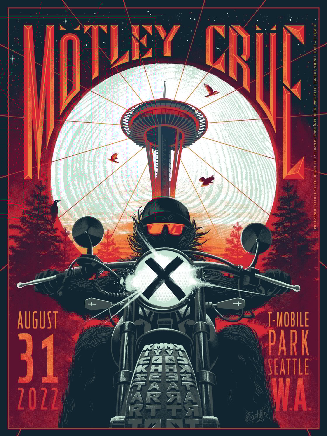 Image of Motley Cru - Seattle WA - Limited Artist Editions