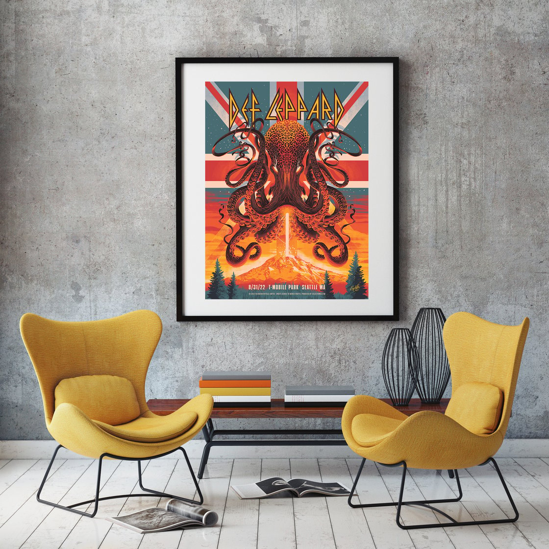 Image of Def Leppard - Seattle WA - Limited Artist Editions