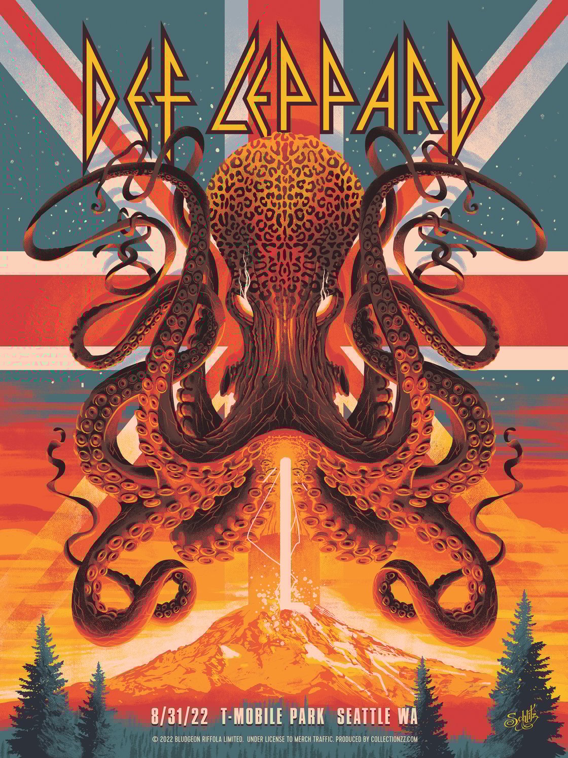 Image of Def Leppard - Seattle WA - Limited Artist Editions