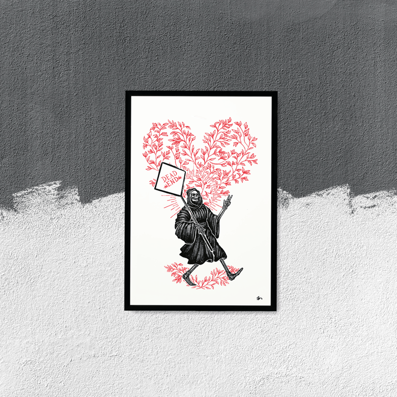 Image of "One Way Street" 13"x19" Luster Art Print