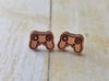 Video Game Controller Wooden Earring Studs