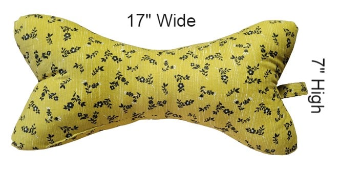 Dog fashion bone shaped neck pillow