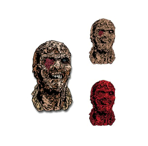 Zombie Flesh Eaters inspired "Worm Eyed Zombie" soft enamel pin badge 