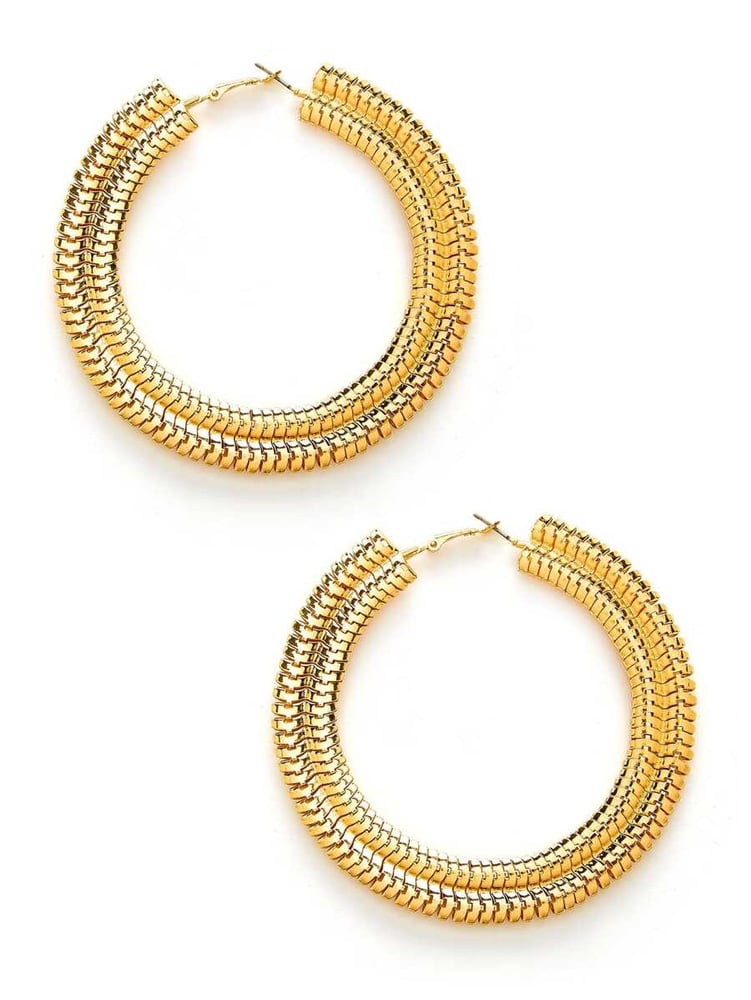 Image of Ash Large Gold Hoops