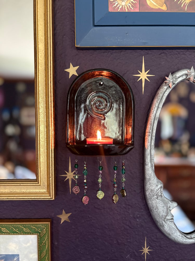Image of Beaded Spiral Shelf #2