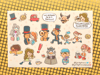 Professor Layton Sticker Sheet / Magnet Set