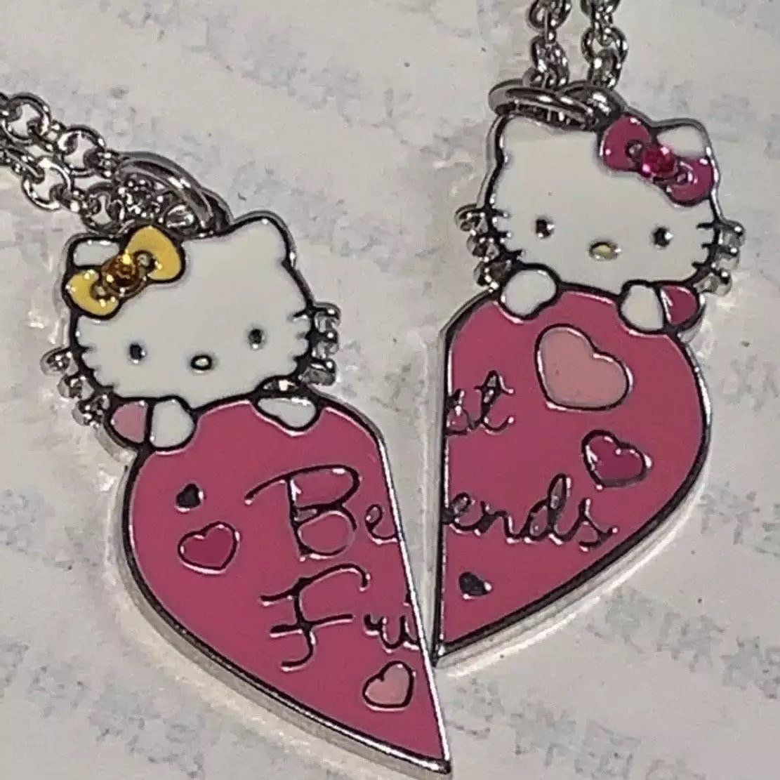 New Hello Kitty Necklaces Diamond Necklace For Women Fashion Girl Heart  Clavicle Chain Small Design Sweater Chain Friend Gifts | Fruugo BH