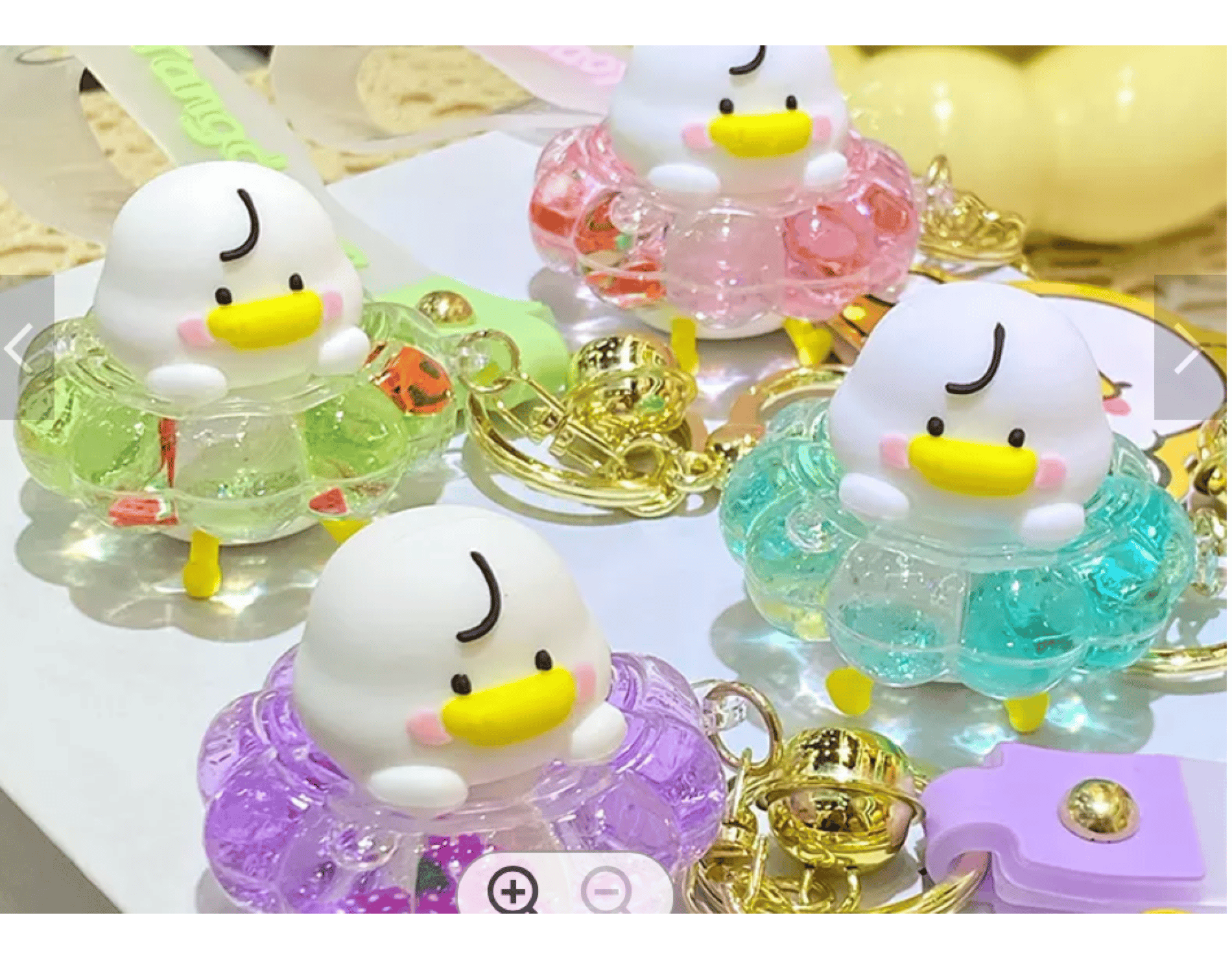 Mini Duck Charms Or Key Chains, 2 Ducks Per Keychain, Cruisin Ducks - Foto 14