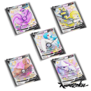 Image 2 of Partial Holo PokeWaifu Card Stickers