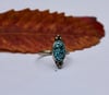 Kingman Turquoise Triple Bead Ring