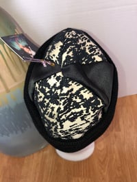 Image 3 of H.O.D. Black & Cream Woven Ikat W/ Black Cable Knit 
