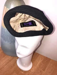 Image 5 of H.O.D. Black & Cream Woven Ikat W/ Black Cable Knit 